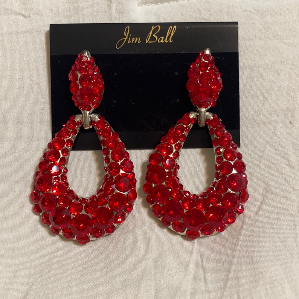 Jim Ball formal earrings